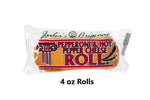 Julia's Pepperoni Roll | 4oz. Pepperoni and Hot Pepper Cheese (Case - 36 rolls)