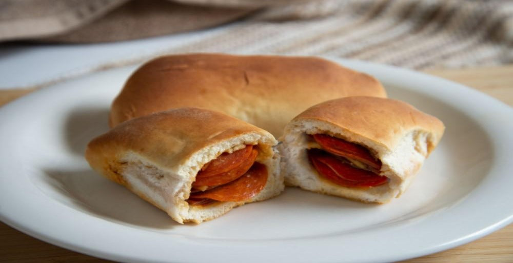 Julia's Pepperoni Roll 4oz. Double Stuffed Pepperoni (Case 36 roll PepperoniRolls